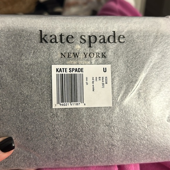 Kate Spade Black Medium Staci Wristlet BRAND NEW IN PACKAGE - Picture 7 of 8